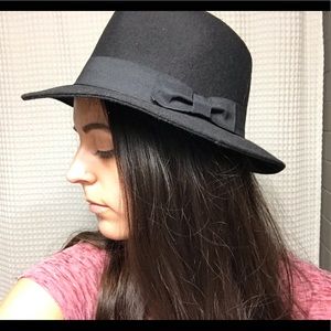 Black Wool Fedora